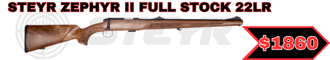 STEYR ZEPHYR 2 FULL STOCK 22LR