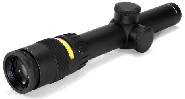 trijicon trijicon accupoint tr24 1 4x24 30mm amber green or red
